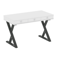 Стол письменный HOME OFFICE L=1180мм - МЕТАЛЛ